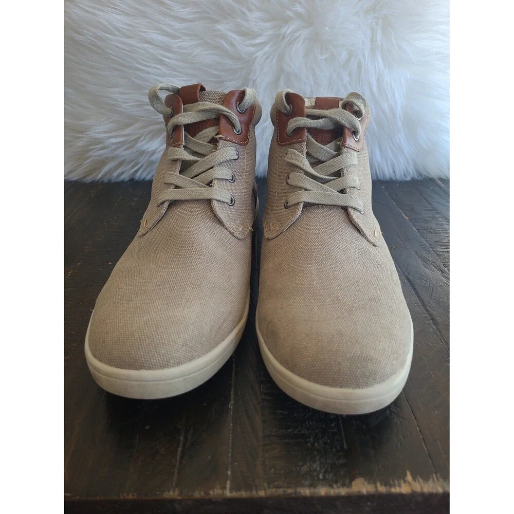 Steve Madden Kenya Lace-Up Casual Shoes Men’s Size 9 Tan Brown Low Top